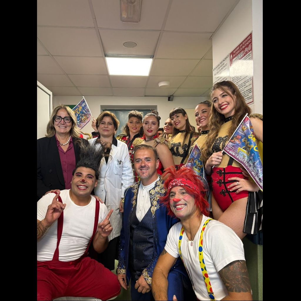 Il “Circo M. Orfei” fa tappa al G.O.M., gioia e divertimento per i pazienti dell ...