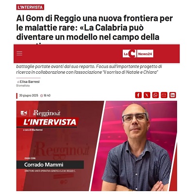 Al G.O.M. di Reggio una nuova frontiera per le malattie rare: «La Calabria può div ...